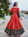 Maroon Colour Rayon Print Gown Collection Wholesale Clothing Suppliers In India Aaradhna 2032